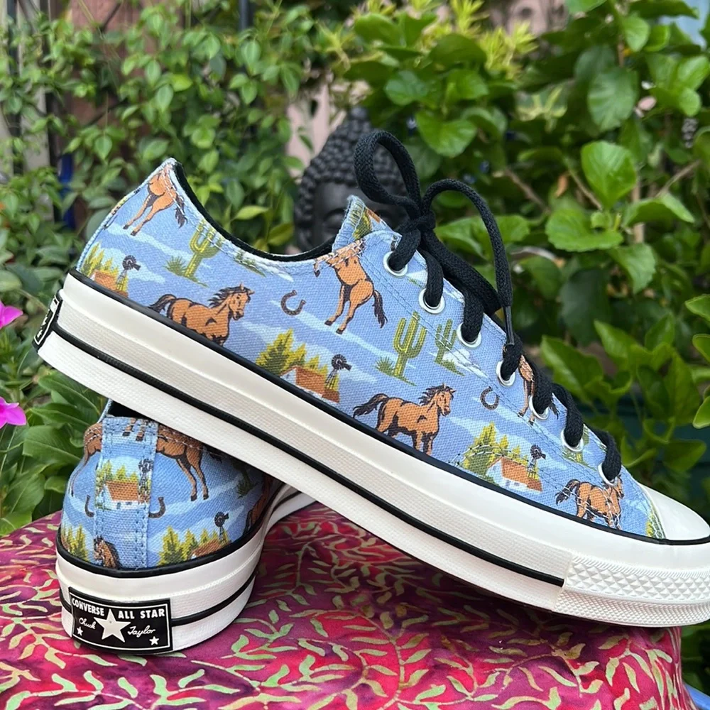 New Western Washed Chuck 70 OX Converse Low Top Sneakers - Picture 13 of 17